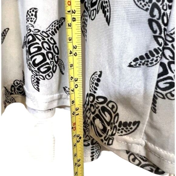 India Boutique Swing Dress One Size Turtle Print Boho Beachwear Festival - Picture 7 of 9